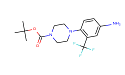 1-boc-4-(4-amino-2-trifluoromethylphenyl)piperazine