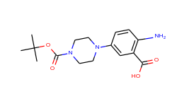 2-amino-5-[4-(tert-butoxycarbonyl)piperazino]-benzenecarboxylic acid