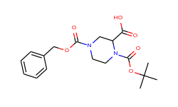 n-1-boc-n-4-cbz-2-piperazine carboxylic acid