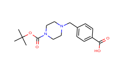 1-(4-carboxyphenylmethyl)-4-boc piperazine