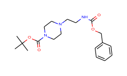 1-n-boc-4-(2-n-cbz-aminoethyl)piperazine