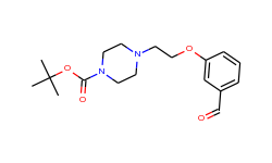 tert-butyl 4-[2-(3-formylphenoxy)ethyl]tetrahydro-1(2h)-pyrazinecarboxylate