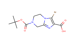 7-(tert-butoxycarbonyl)-3-bromo-5,6,7,8-tetrahydroimidazo[1,2-a]pyrazine-2-carboxylic acid