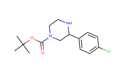 3-(4-chlorophenyl)piperazine-1-carboxylic acid tert-butyl ester