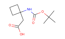 2-(1-(tert-butoxycarbonylamino)cyclobutyl)acetic acid