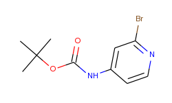 4-(boc-amino)-2-bromopyridine