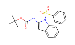 2-(tert-butoxycarbonylamino)-1-(phenylsulfonyl) indole
