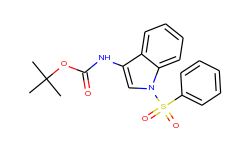 3-(tert-butoxycarbonylamino)-1-(phenylsulfonyl) indole