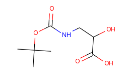 3-tert-butoxycarbonylamino-(s)-2-hydroxy-propionic acid
