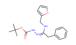 n-[1-[(furan-2-ylmethyl)amino]2-phenylethylidene] hydrazinecarboxylic acid tert-butyl ester