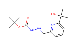 hydrazinecarboxylic acid,2-[[6-(1-hydroxy-1-methylethyl)-2-pyridinyl]methyl]-,1,1-dimethylethyl este