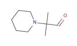 2-methyl-2-piperidinopropanal