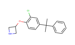 3-[2-chloro-4-(1-methyl-1-phenylethyl)phenoxy] azetidine