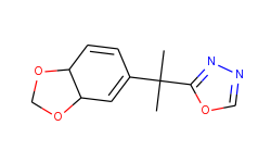 2-(2-(benzo[d][1,3]dioxol-5-yl)propan-2-yl)-1,3,4-oxadiazole
