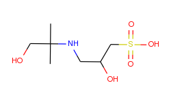 2-hydroxy-3-[(2-hydroxy-1,1-dimethylethyl)amino]-1-propanesulfonic acid