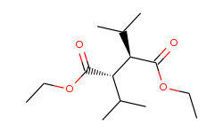 Butanedioic acid, 2,3-bis(1-methylethyl)-, diethyl ester, (2R,3S)-rel-
