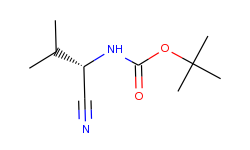 carbamic acid,n-[(1s)-1-cyano-2-methylpropyl]-,1,1-dimethylethylester