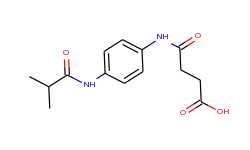 4-[4-(isobutyrylamino)anilino]-4-oxobutanoic acid