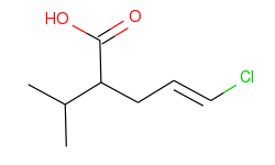 4-pentenoic acid, 5-chloro-2-(1-methylethyl)-, (4e)-