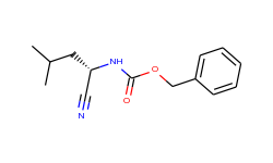 carbamic acid,n-[(1s)-1-cyano-3-methylbutyl]-,phenylmethylester
