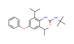 1-tert-butyl-3-[4-phenoxy-2,6-di(propan-2-yl)phenyl]urea