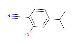 benzonitrile, 2-hydroxy-4-(1-methylethyl)-