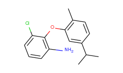 3-chloro-2-(5-isopropyl-2-methylphenoxy)aniline