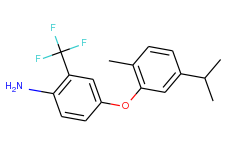 4-(5-isopropyl-2-methylphenoxy)-2-(trifluoromethyl)aniline