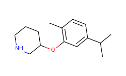 3-(5-isopropyl-2-methylphenoxy)piperidine