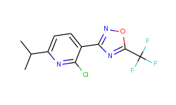 2-chloro-6-isopropyl-3-[5-(trifluoromethyl)-1,2,4-oxadiazol-3-yl]pyridine