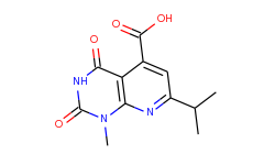7-isopropyl-1-methyl-2,4-dioxo-1,2,3,4-tetrahydro-pyrido[2,3-d]pyrimidine-5-carboxylic acid