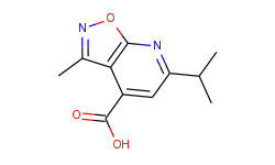 6-isopropyl-3-methyl-isoxazolo[5,4-b]pyridine-4-carboxylic acid