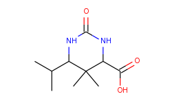 6-isopropyl-5,5-dimethyl-2-oxohexahydropyrimidine-4-carboxylic acid
