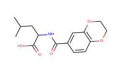 2-[(2,3-dihydro-benzo[1,4]dioxine-6-carbonyl)-amino]-4-methyl-pentanoic acid