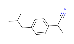 2-(4-isobutylphenyl)propanenitrile