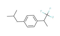 1-isobutyl-4-(2,2,2-trifluoro-1-methylethyl) benzene