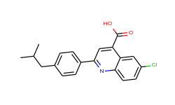 6-chloro-2-(4-isobutylphenyl)quinoline-4-carboxylic acid