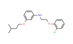 n-[2-(2-chlorophenoxy)ethyl]-3-(isopentyloxy)aniline
