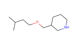 3-[(isopentyloxy)methyl]piperidine