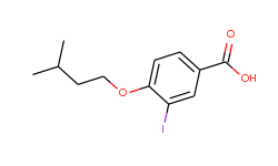 3-iodo-4-(isopentyloxy)benzoic acid