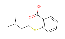 2-[(3-methylbutyl)thio]benzoic acid