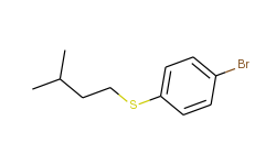 1-bromo-4-isopentylthiobenzene