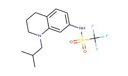 methanesulfonamide,1,1,1-trifluoro-n-[1,2,3,4-tetrahydro-1-(2-methylpropyl)-7-quinolinyl]-
