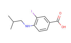3-iodo-4-(isobutylamino)benzoic acid