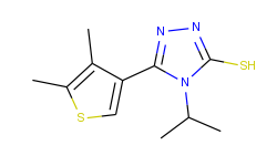 5-(4,5-dimethylthien-3-yl)-4-isopropyl-4h-1,2,4-triazole-3-thiol