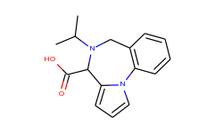 5-isopropyl-5,6-dihydro-4h-pyrrolo[1,2-a]-[1,4]benzodiazepine-4-carboxylic acid