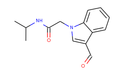 2-(3-formyl-indol-1-yl)-n-isopropyl-acetamide