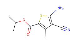 isopropyl 5-amino-4-cyano-3-methylthiophene-2-carboxylate