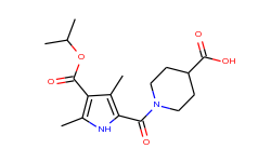 1-{[4-(isopropoxycarbonyl)-3,5-dimethyl-1h-pyrrol-2-yl]carbonyl}piperidine-4-carboxylic acid