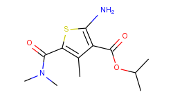 isopropyl 2-amino-5-[(dimethylamino)carbonyl]-4-methylthiophene-3-carboxylate